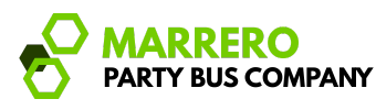 marrero party bus company logo